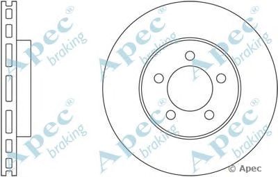 APEC BRAKING dsk2510 -  Тормозной диск
